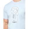 image:imageKarl Lagerfeld Mens Pullover Short Sleeve Character TShirtLight Blue