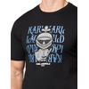 image:imageKarl Lagerfeld Mens Pullover Short Sleeve Knight Karl Graphic TShirtBlack