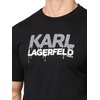 image:imageKarl Lagerfeld Mens Pullover Short Sleeve UNeck Dripping Logo TShirtBlack