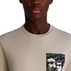image:imageKarl Lagerfeld Mens Short Sleeve Crewneck Choupette Karl Graphic Design TShirtBeige