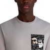 image:imageKarl Lagerfeld Mens Short Sleeve Crewneck Choupette Karl Graphic Design TShirtGrey