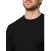 image:imageKarl Lagerfeld Mens Short Sleeve Crewneck Fitted Textured ShirtBlack