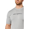 image:imageKarl Lagerfeld Mens Short Sleeve Crewneck Fitted Textured ShirtGrey