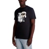 image:imageKarl Lagerfeld Mens Short Sleeve Crewneck Karl Choupette Graphic Design TShirtBlack