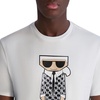 image:imageKarl Lagerfeld Mens Short Sleeve Crewneck Karl Graphic Design TShirtWhite