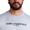 image:imageKarl Lagerfeld Mens Short Sleeve Crewneck Karl Logo TShirtLt Blue
