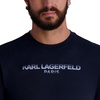 image:imageKarl Lagerfeld Mens Short Sleeve Crewneck Karl Logo TShirtNavy Blazer