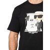 image:imageKarl Lagerfeld Mens Short Sleeve Crewneck Karl Pixel Graphic Design TShirtBlack