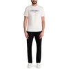 image:imageKarl Lagerfeld Mens Short Sleeve Crewneck Karl Stripe Graphic Design TShirtWhite