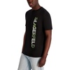 image:imageKarl Lagerfeld Mens Short Sleeve Crewneck Vertical Karl Logo Graphic Design TShirtBlack