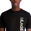 image:imageKarl Lagerfeld Mens Short Sleeve Crewneck Vertical Karl Logo Graphic Design TShirtBlack