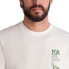 image:imageKarl Lagerfeld Mens Short Sleeve Crewneck Vertical Karl Logo Graphic Design TShirtWhite