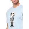 image:imageKarl Lagerfeld Mens Short Sleeve Graphic Crewneck TShirtLt Blue