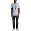 image:imageKarl Lagerfeld Mens Short Sleeve Graphic Crewneck TShirtLt Blue