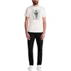 image:imageKarl Lagerfeld Mens Short Sleeve Karl Knight Crewneck Graphic Design TShirtWhite