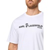 image:imageKarl Lagerfeld Mens Short Sleeve Karl Logo Graphic Easy Dressing TShirtWhite