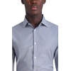 image:imageKarl Lagerfeld Mens Striped Long Sleeve Dress ShirtBlueWhite