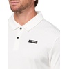 image:imageKarl Lagerfeld Mens Textured Ribbed Collared Button Closure PoloNatural