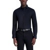 image:imageKarl Lagerfeld Mens Textured Twill Long Sleeve Dress ShirtBlack