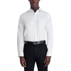 image:imageKarl Lagerfeld Mens Textured Twill Long Sleeve Dress ShirtWhite