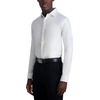image:imageKarl Lagerfeld Mens Textured Twill Long Sleeve Dress ShirtWhite