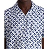 image:imageKarl Lagerfeld Paris Mens Floral Print Flowy ShirtBlue