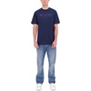 image:imageKarl Lagerfeld Paris Mens Soft Crew Neck Tonal Logo Short Sleeve TShirtNavy