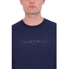 image:imageKarl Lagerfeld Paris Mens Soft Crew Neck Tonal Logo Short Sleeve TShirtNavy