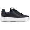 image:imageKarl Lagerfeld Paris Womens Calico Patch Laceup Everyday SneakerSneakerBlack