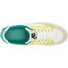 image:imageKarl Lagerfeld Paris Womens Calico Patch Laceup Everyday SneakerSneakerWhiteAqua