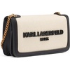 image:imageKarl Lagerfeld Paris Womens Kosette Shoulder BagNaturalBlack