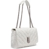 image:imageKarl Lagerfeld Paris Womens Lafayette Shoulder BagWhite