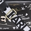 image:imageKarl Lagerfeld Paris Womens Maybelle CrossbodyBlackGold