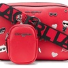 image:imageKarl Lagerfeld Paris Womens Maybelle CrossbodyCrimson
