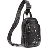 image:imageKarl Lagerfeld Paris Womens Maybelle Phone CrossbodyBlackDark Gunmetal