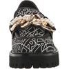 image:imageKarl Lagerfeld Paris Womens Slip on Embellished Gemsy LoaferBlackWhite