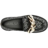 image:imageKarl Lagerfeld Paris Womens Slip on Embellished Gemsy LoaferBlackWhite