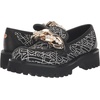 image:imageKarl Lagerfeld Paris Womens Slip on Embellished Gemsy LoaferBlackWhite