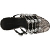 image:imageKarl Lagerfeld Paris womens Addica Pearls Platform Heel SandalBlackWhite