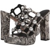 image:imageKarl Lagerfeld Paris womens Addica Pearls Platform Heel SandalBlackWhite