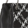 image:imageKarl Lagerfeld Paris womens Charlotte Chain ToteBlackWhite Houndstooth