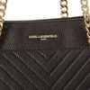 image:imageKarl Lagerfeld Paris womens Charlotte Chain ToteDark BlackGold