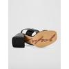 image:imageKarl Lagerfeld Paris womens Sarina Quilted Open Toe Leather Heeled SandalBlack Quilted