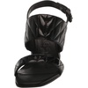 image:imageKarl Lagerfeld Paris womens Sarina Quilted Open Toe Leather Heeled SandalBlack Quilted