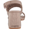 image:imageKarl Lagerfeld Paris womens Sarina Quilted Open Toe Leather Heeled SandalDune Pink