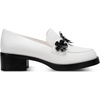 image:imageKarl Lagerfeld Womens Camilla Loafer with Flower EmbellishmentsBright White