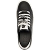 image:imageKarl Lagerfeld Womens Cate Box Lace Up Sneaker with PinsBlackBright White
