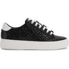 image:imageKarl Lagerfeld Womens Cate Box Lace Up Sneaker with PinsBlackBright White