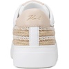 image:imageKarl Lagerfeld Womens Cate Lace Up Sneaker with Espadrille DetailNaturalBright White