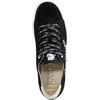 image:imageKarl Lagerfeld Womens Cate Sayings Everyday Lace Up SneakerBlackChampagne